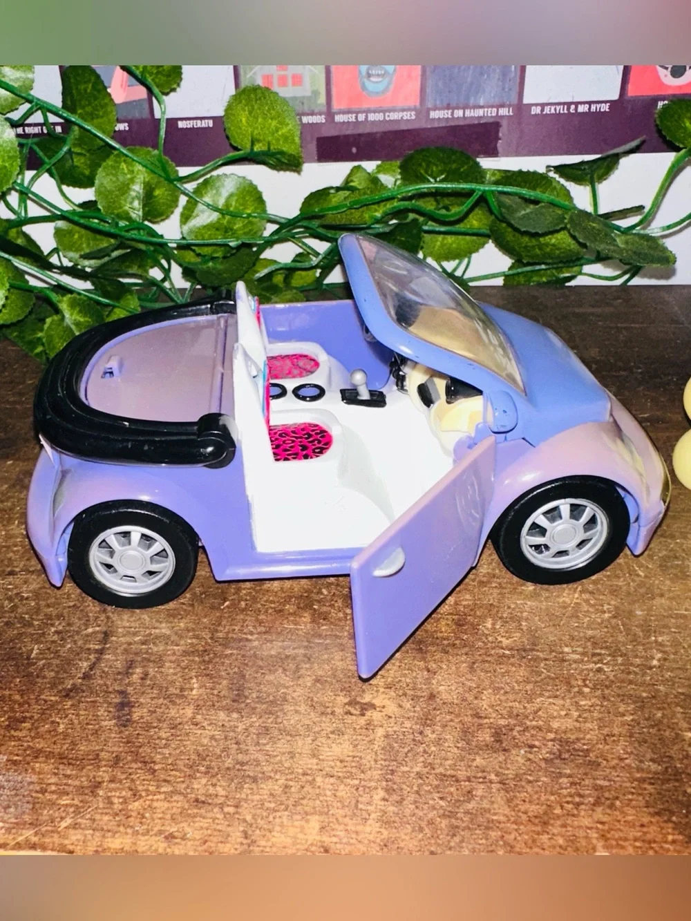 Polly Pocket Y2K 2000’s Mattel Purple Love Bug Toy Car